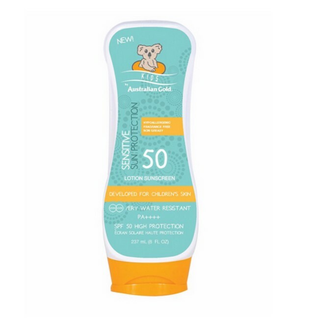 Australian Gold Kids Sensitive Sun Protection Lotion Spf50 237 Ml