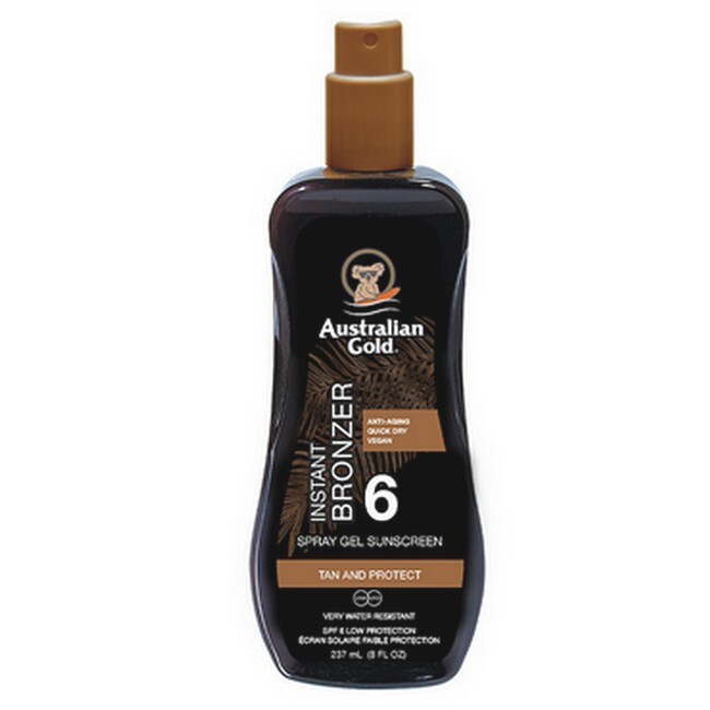Australian Gold Sun Spray Gel Instant Bronzer Spf 237 Ml