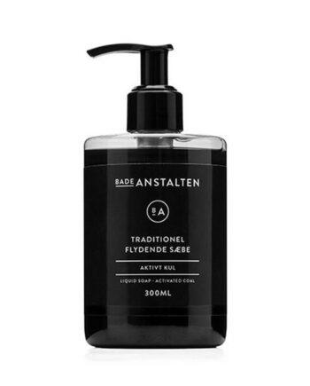 Badeanstalten Traditionel Flydende Sæbe Aktivt Kul 300 Ml