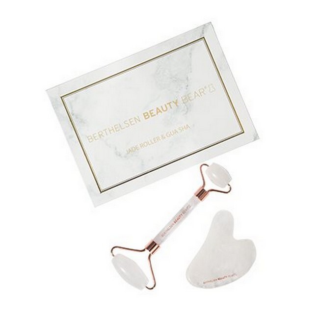 Beauty Bear White Jade Roller Gua Sha