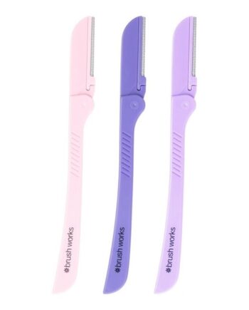 Brushworks Precision Eyebrow Razor   Pack