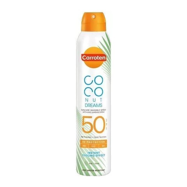 Carroten Coconut Dreams Sunscreen Spray Spf 50 200 Ml