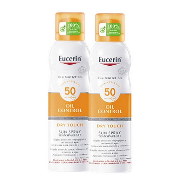 Eucerin Sun Spray Oil Control Dry Touch Spf50 200 Ml