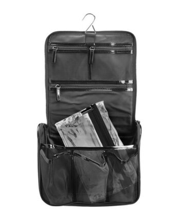 Gillian Jones Toilettaske Sort Hang Up Organizer   Check In Bag