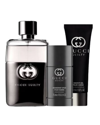 Gucci Guilty Pour Homme Gaveæske 90 Ml Edt   Deo   Shower Gel