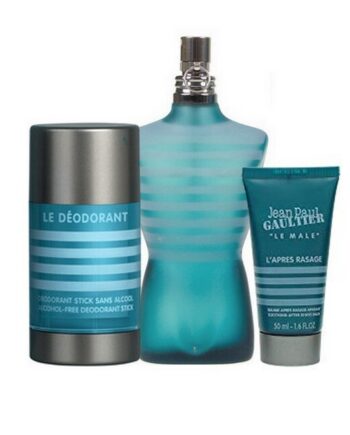 Jean Paul Gaultier Le Male Sæt 125 Ml Edt Deodorant Stick After Shave