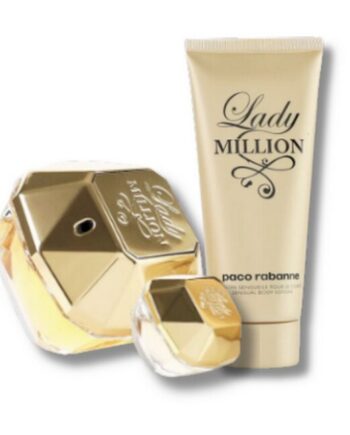 Paco Rabanne Lady Million Gaveæske 80 Ml Edp   Mini    Body Lotion