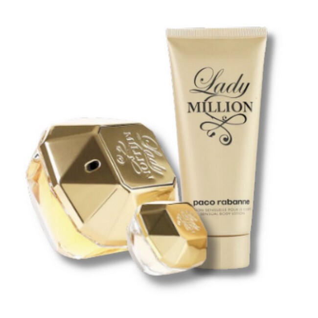Paco Rabanne Lady Million Gaveæske 80 Ml Edp Mini Body Lotion