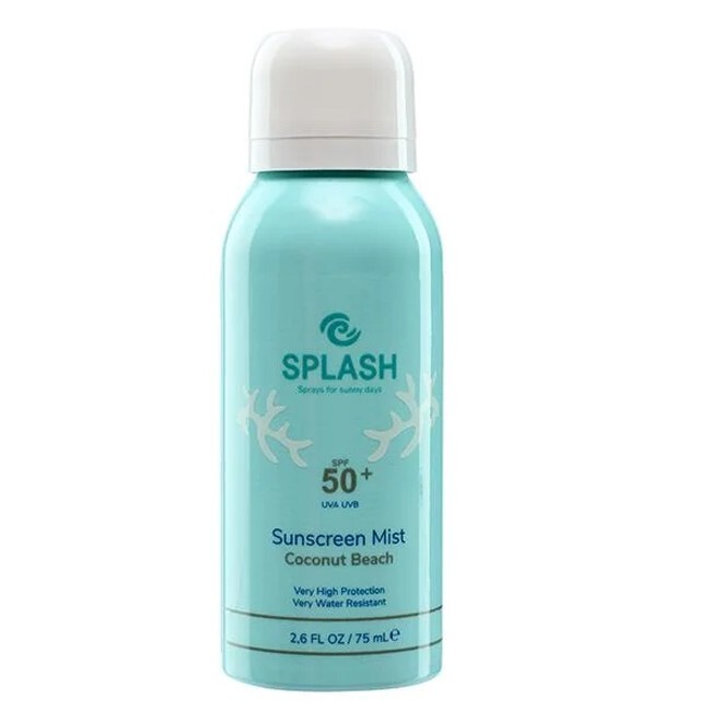 Splash Coconut Beach Sunscreen Mist Spf50 75 Ml