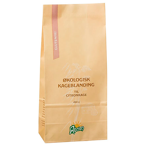 Aurion Citronkageblanding Glutenfri økologisk
