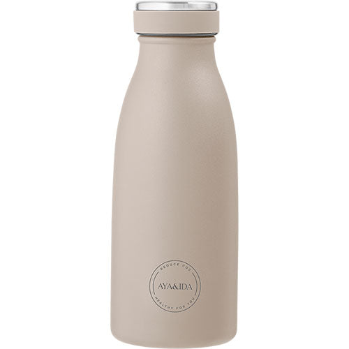 Aya Ida Drinking Bottle 350ml Cream Beige