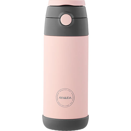 Aya Ida Kids Straw Bottle Soft Rose