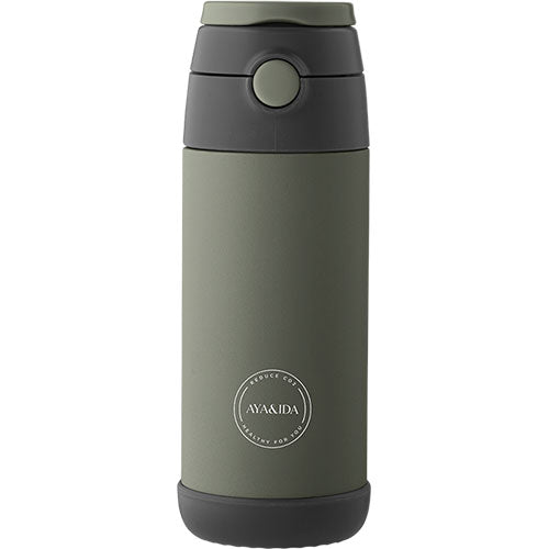 Aya Ida Kids Straw Bottle Tropical Green