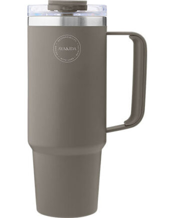 Aya Ida Thermo Cup With Straw Driftwood
