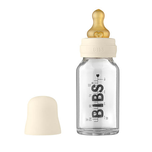 Bibs Baby Glass Bottle Complete Set Latex 110ml
