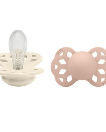 Bibs Infinity Silicone Symmetrical Size   Ivory