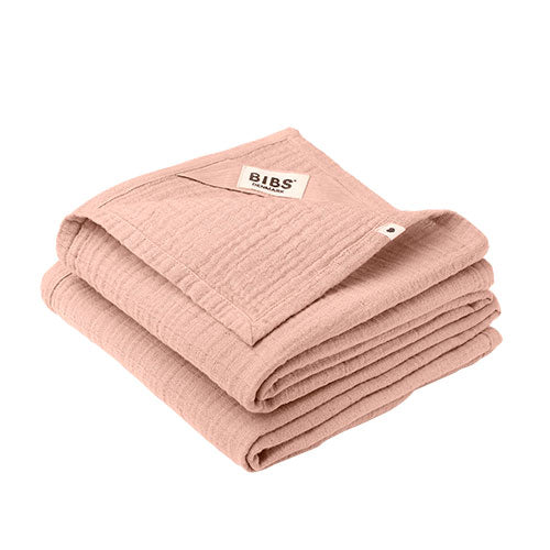 Bibs Muslin Cloth -pack 70x70 Cm Blush