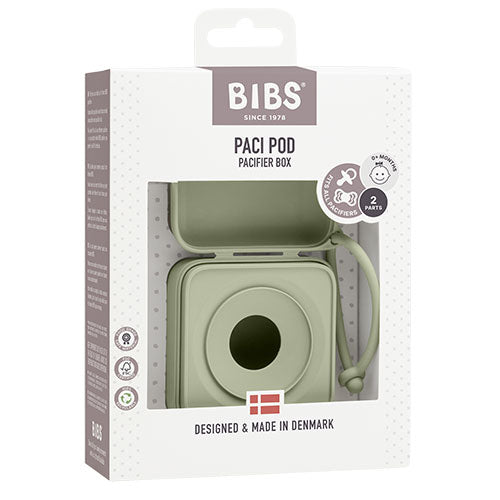Bibs Pacifier Box Sage