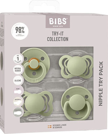 Bibs Try-it Collection Size   Sage   Pack