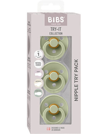 Bibs Try-it Colour Size   Sage   Pack