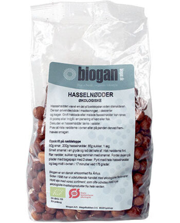 Biogan Hasselnødder  økologisk