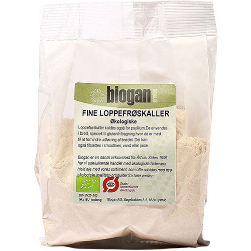 Biogan Loppefrøskaller Psyllium Fint økologisk
