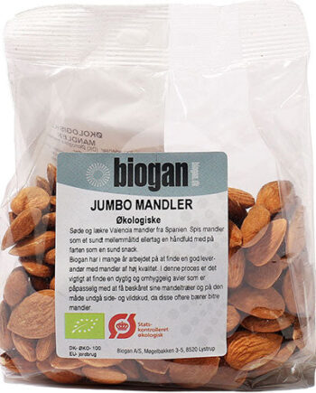 Biogan Mandler Jumbo  økologisk