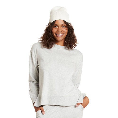 Boody Beanie Hue Ribbed Knit Hvid One-size