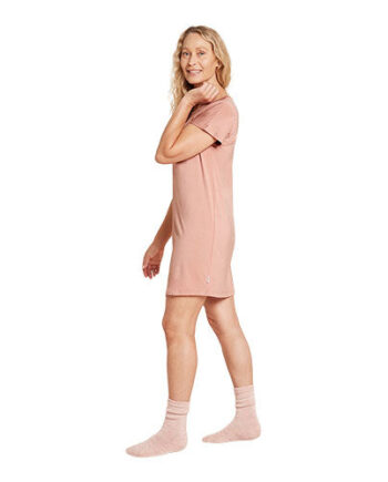 Boody Goodnight Nightdress Dusty Pink Str  Xs