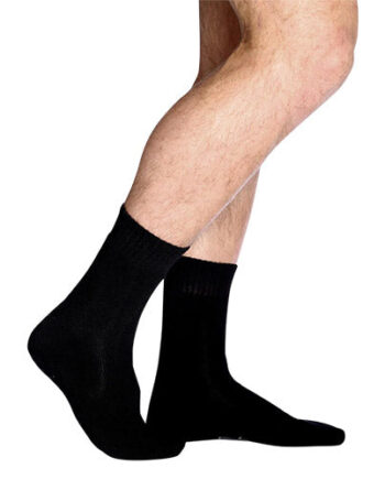 Boody Menâ    Work Boot Socks Sort Grå Str 45-50