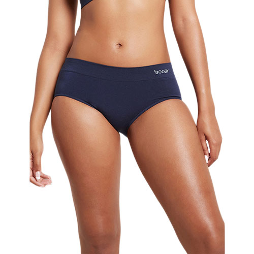 Boody Midi Brief Navy Str Xs