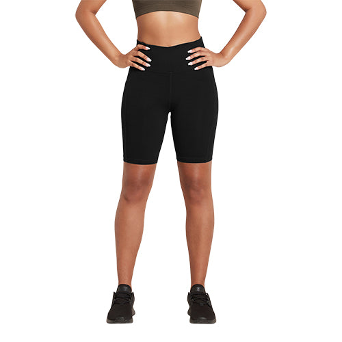 Boody Quot High-waist Shorts Sort Str Motivate