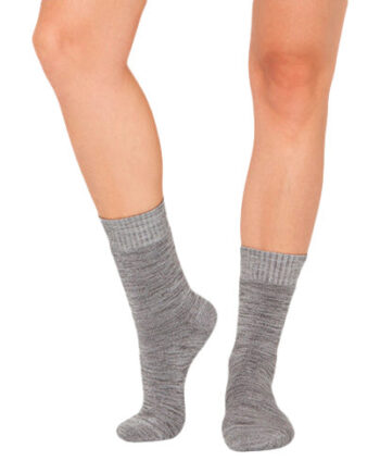 Boody Womenâ   Crew Boot Socks Grå Str  34-40