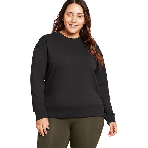 Boody Womenâ Weekend Crew Pullover Sort Str