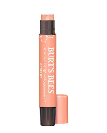 Burt 39   Bees Lip Shimmer Apricot