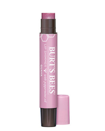 Burt 39   Bees Lip Shimmer Guava