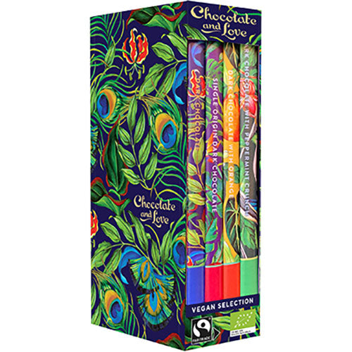 Chocolate And Love Library Box Vegan Chokolade 80g