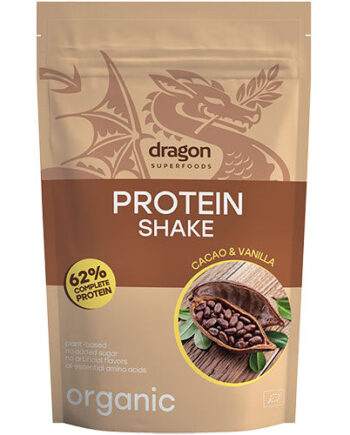 Dragon Superfoods Protein Shake Kakao   Vanilje  økologisk