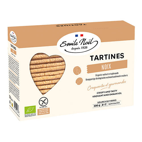 Emile Noã Knækbrød Valnød Glutenfri økologisk