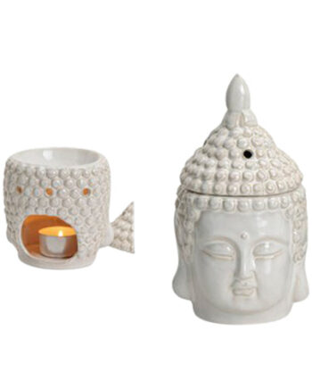 Fischer Pure Nature Duftlampe Buddha Hvid