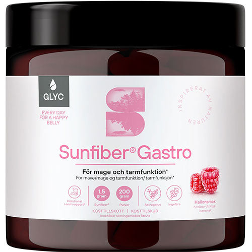 Glyc Sunfiberâ Gastro Hindbærsmag