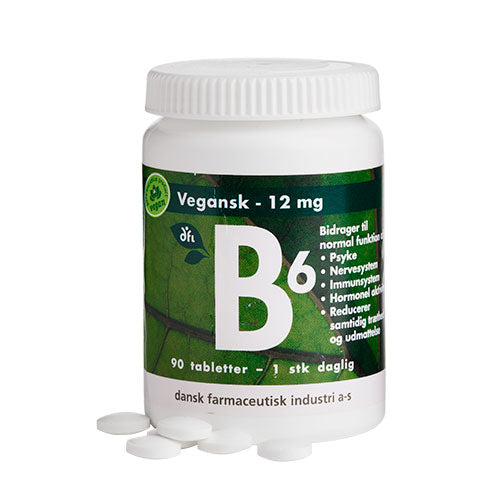 Grønne Dfi Vitaminer B6 12mg Vegansk
