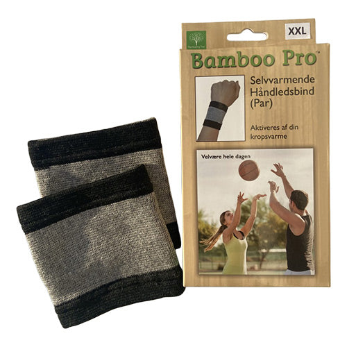 Håndledsbind Selvvarmende Str: Bamboo Pro