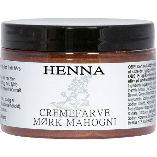 Henna Cremefarve Mørk Mahogni