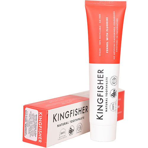 Kingfisher Toothpaste Tandpasta Fennikel Fluor