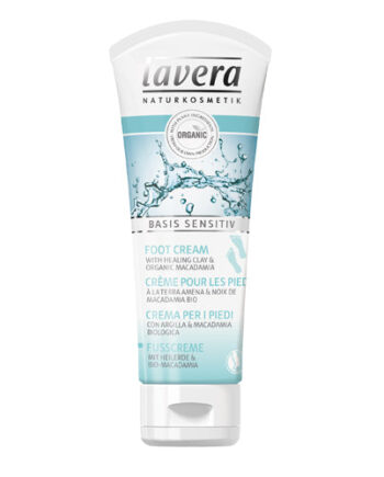 Lavera Foot Cream    Healing Clay   Macadamia