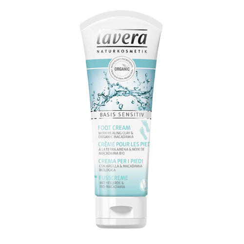 Lavera Foot Cream Healing Clay Macadamia