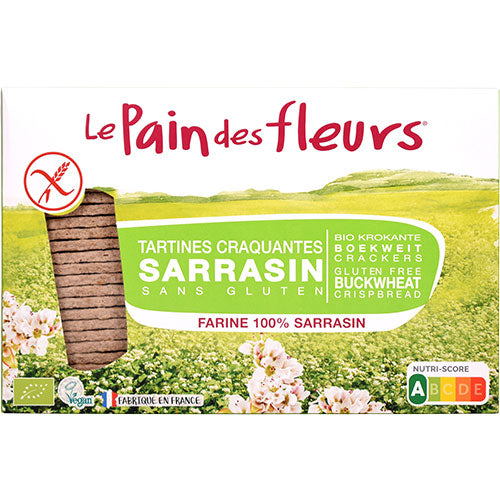Le Pain Des Fleurs Knækbrød Boghvede Glutenfri økologisk