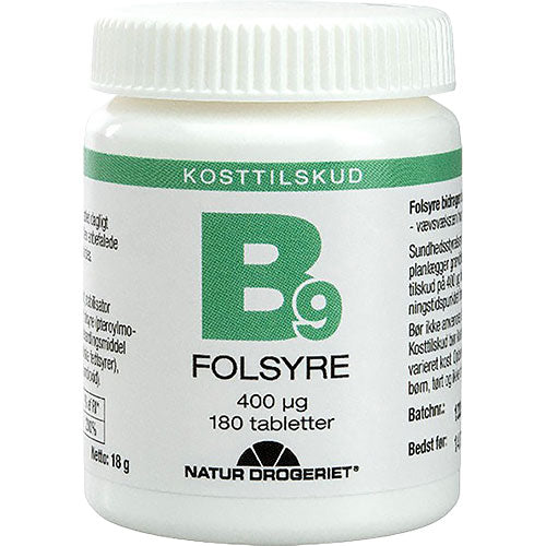 Natur-drogeriet Folsyre økonomikøb 400 âµg