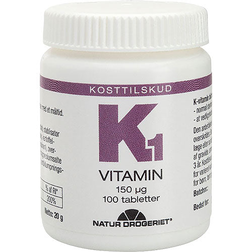 Natur-drogeriet K1-vitamin 150 Mcg